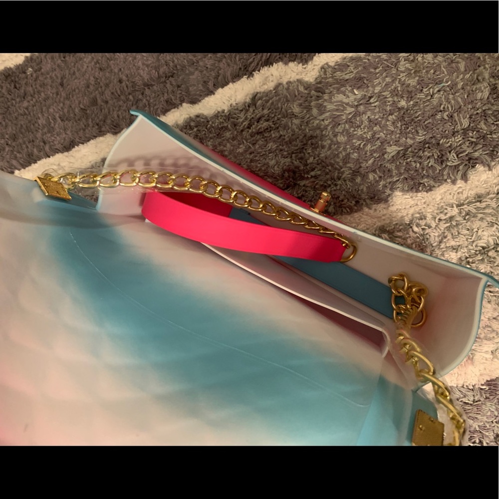 Blue Ombré Jelly Purse - Picture 4 of 4